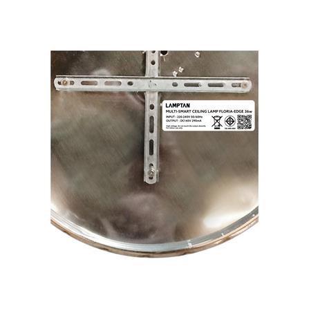 ไฟเพดาน LED LAMPTAN FLORIA EDGE 18 นิ้ว 36 วัตต์ DAYLIGHT/COOL WHITE/WARM WHITE สีขาว_10