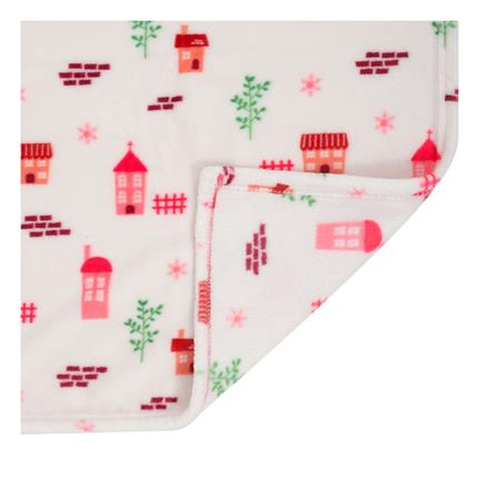 ผ้าห่ม HOME LIVING VILLAGE 50X60 นิ้ว สีชมพู_3