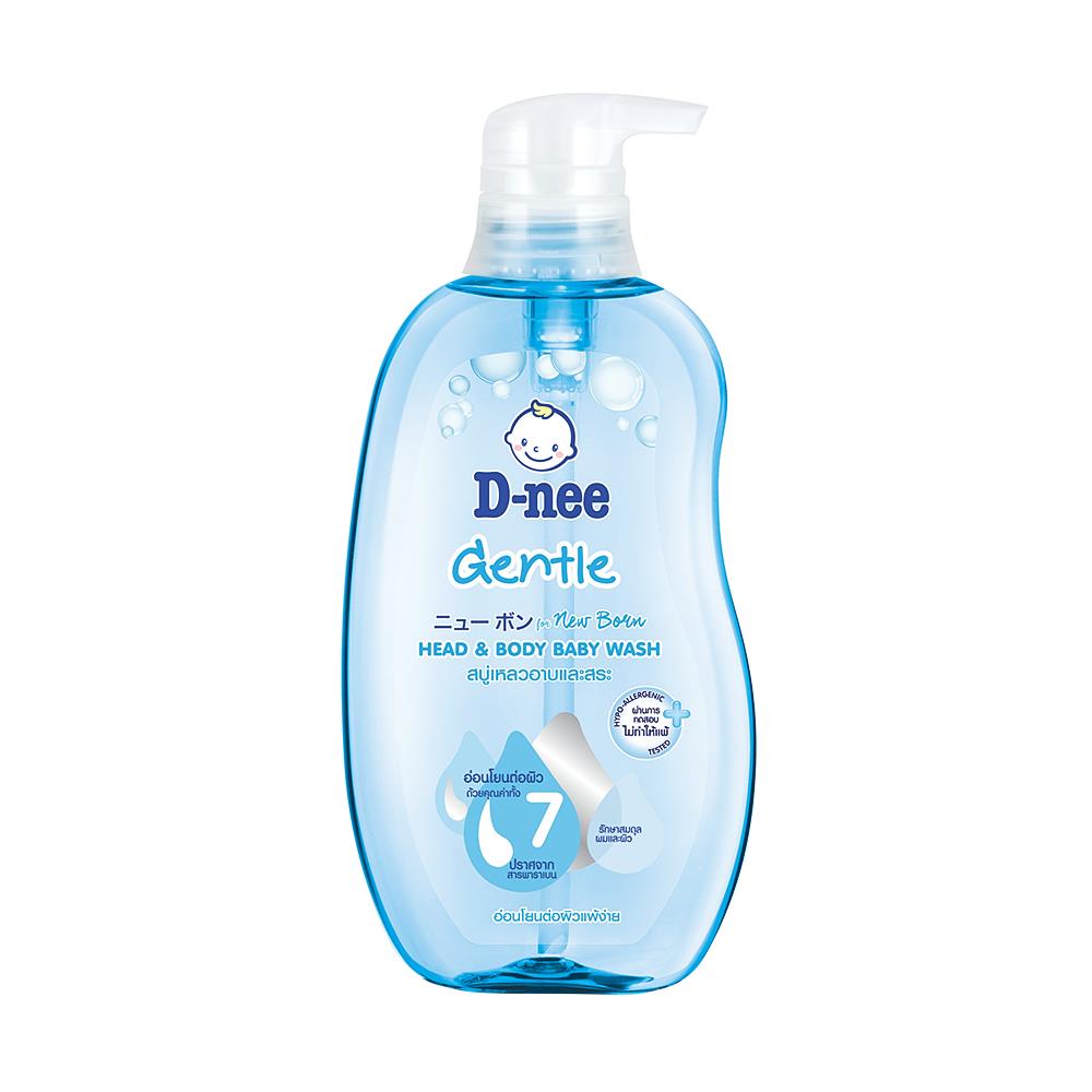 สบู่เหลวเด็ก D-NEE เจนเทิล เฮดแอนด์บอดี้วอช 800 มล.