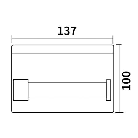 ที่ใส่กระดาษ NOVABATH NVB-P003 สเตนเลส_1