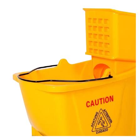 ถังบีบไม้ม็อบก้านโยกแบบมีล้อ ACCO 32 ลิตร สีเหลือง_3