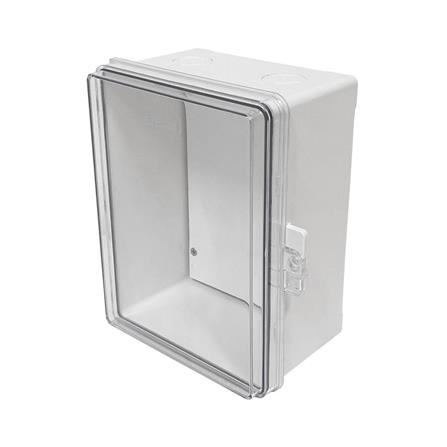 ตู้กันน้ำฝาใส ELECKTA 6x8 นิ้ว สีขาว_1
