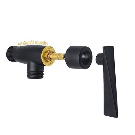วาล์วฝักบัว 1 ทาง DMG GL-2121 สีดำ_2