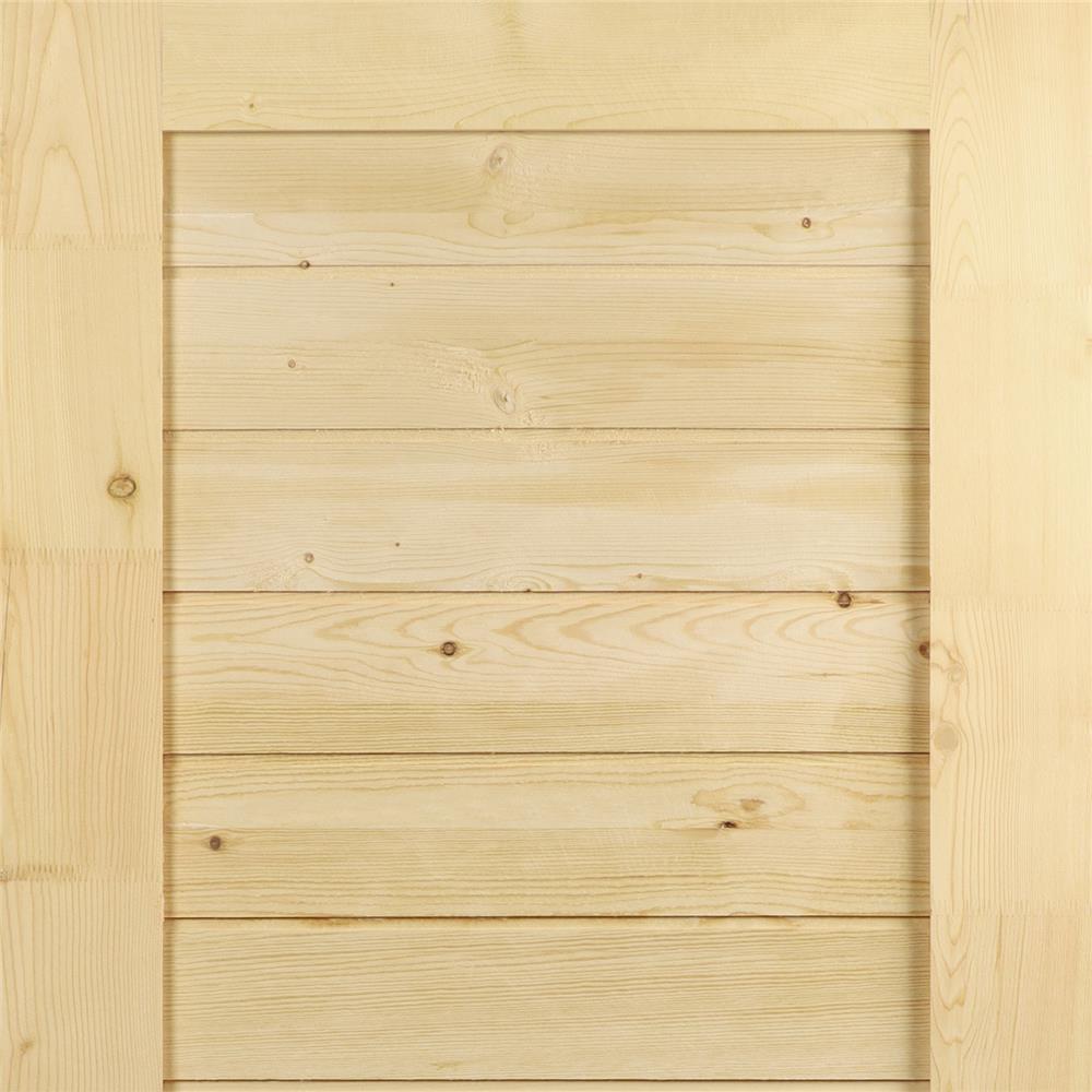 ประตูไม้สน VK 528 โมเดิร์น 80X200 ซม. สีธรรมชาติ ไม่เจาะลูกบิด