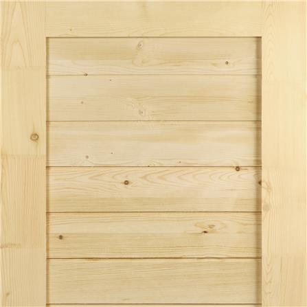 ประตูไม้สน VK 528 โมเดิร์น 80X200 ซม. สีธรรมชาติ ไม่เจาะลูกบิด_1