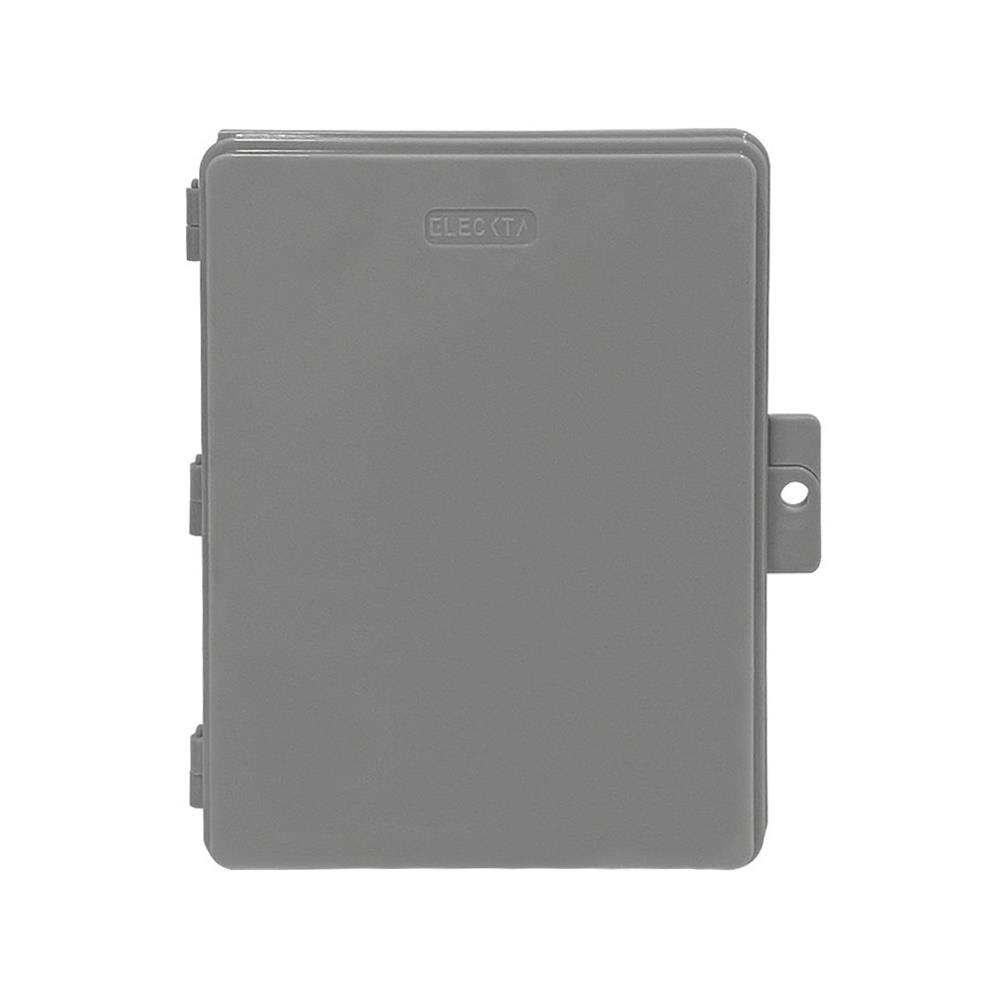 ตู้กันน้ำฝาทึบ ELECKTA 6x8 นิ้ว สีเทา
