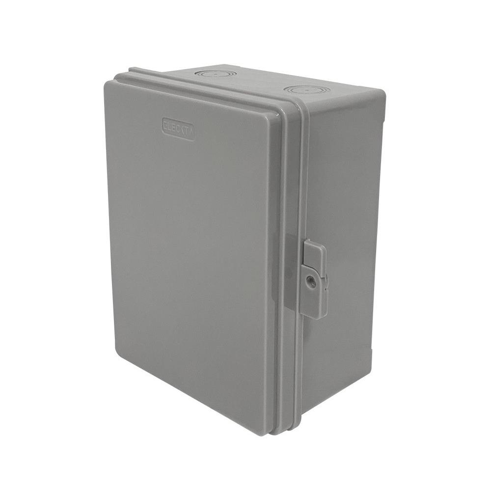 ตู้กันน้ำฝาทึบ ELECKTA 6x8 นิ้ว สีเทา