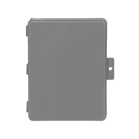 ตู้กันน้ำฝาทึบ ELECKTA 6x8 นิ้ว สีเทา