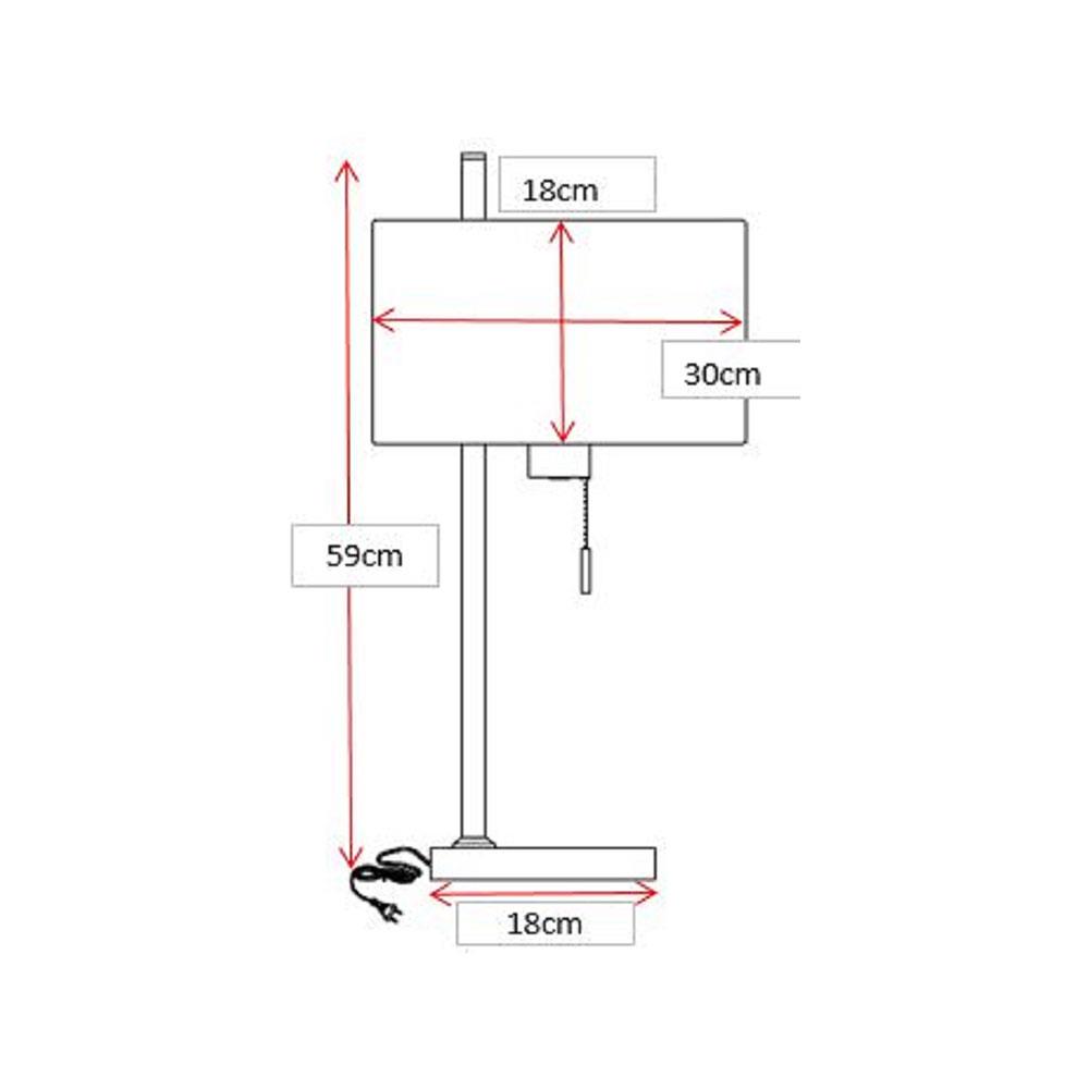 ไฟตั้งโต๊ะ CARINI MT5244 สีขาว/ทอง