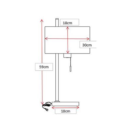 ไฟตั้งโต๊ะ CARINI MT5244 สีขาว/ทอง_7