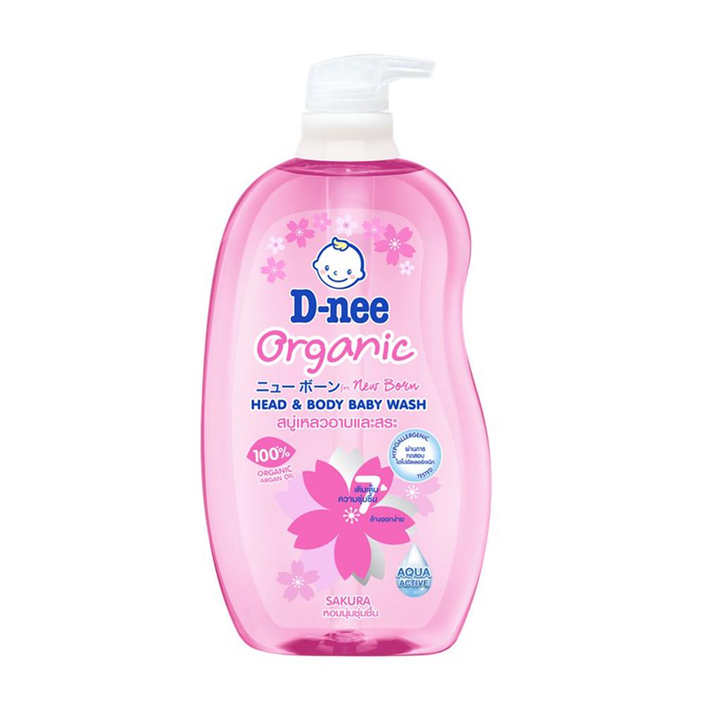 สบู่เหลวเด็ก D-NEE ซากุระ เฮดแอนด์บอดี้วอช 750 มล.