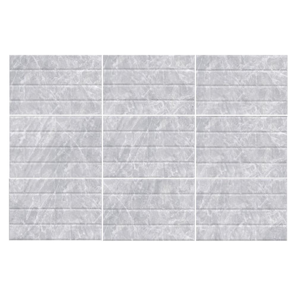 กระเบื้องผนัง 12x18 นิ้ว COTTO บลิซ บริค เทา (EXC) II 1.08M2