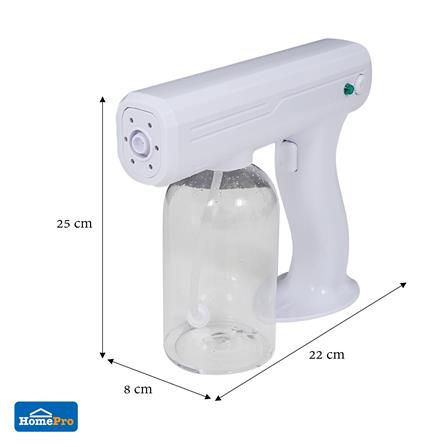 ปืนฉีดน้ำนาโนสเปรย์ ปรับระดับได้ SPRING 800 มล. สีขาว_7