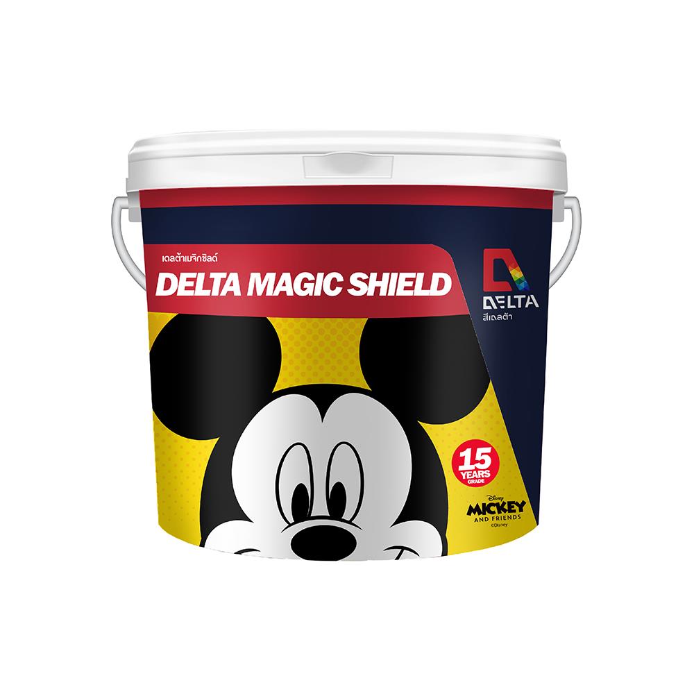 สีน้ำทาภายใน DELTA MAGIC SHIELD #00 BASE C กึ่งเงา 1 แกลลอน