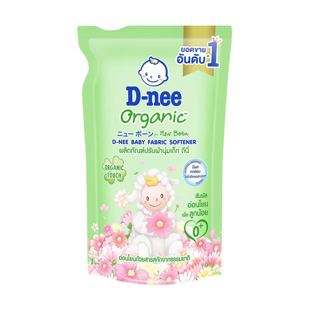 น้ำยาซักผ้าเด็ก D-NEE NEWBORN ORGANIC ALOE VERA 530 มล. สีเขียว (12 ชิ้น)
