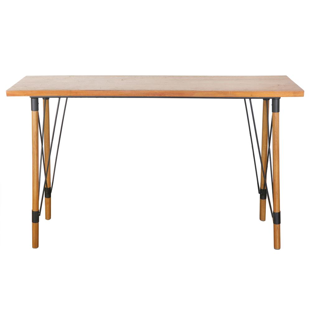 โต๊ะบาร์ไม้สัก 2 ที่นั่ง SPRING ROUND LEG