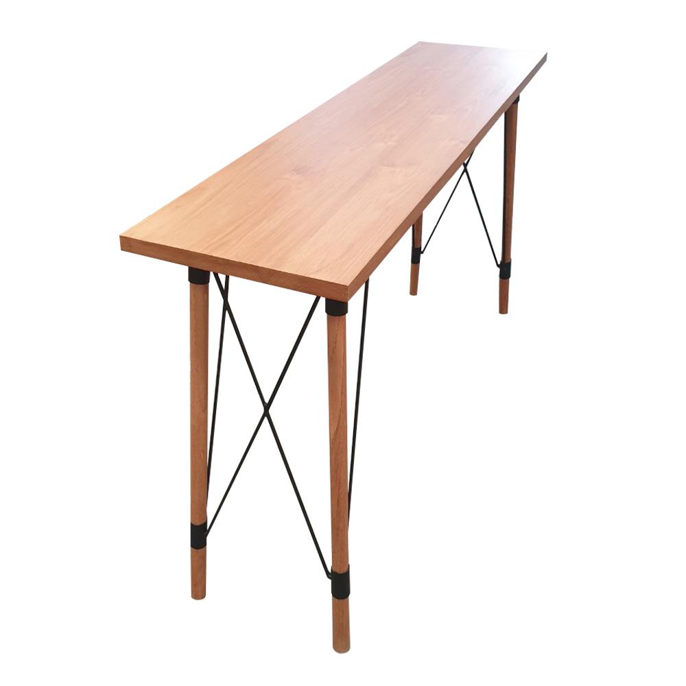 โต๊ะบาร์ไม้สัก 2 ที่นั่ง SPRING ROUND LEG