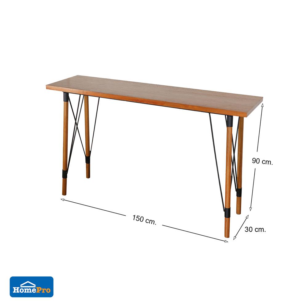 โต๊ะบาร์ไม้สัก 2 ที่นั่ง SPRING ROUND LEG