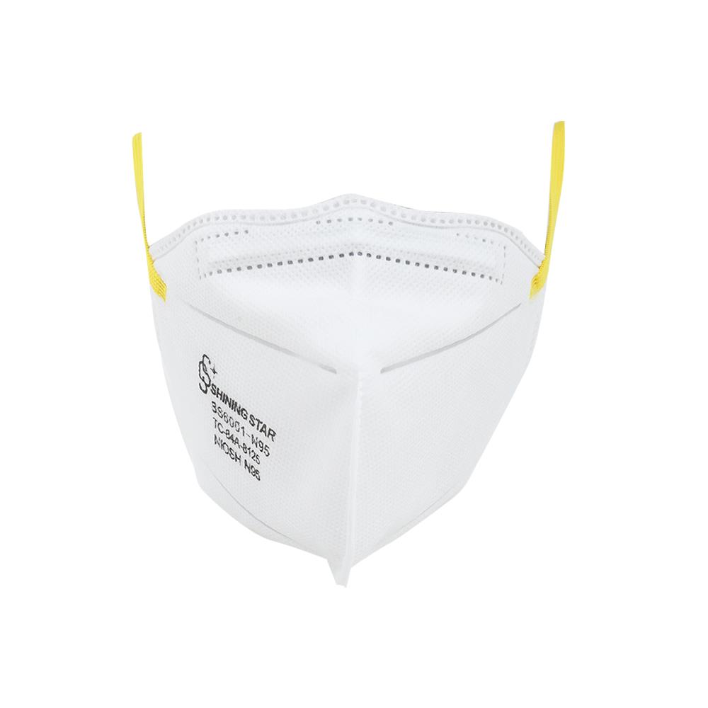 หน้ากากอนามัย N95 PM2.5 SHINING STAR สีขาว 20 ชิ้น