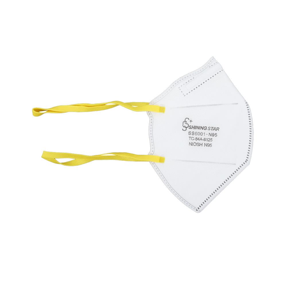 หน้ากากอนามัย N95 PM2.5 SHINING STAR สีขาว 20 ชิ้น