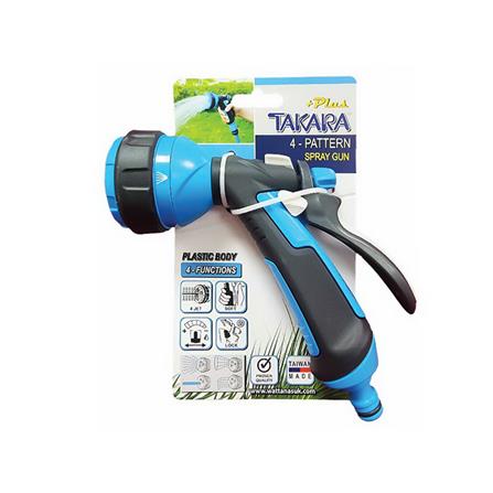 ปืนฉีดน้ำแบบปรับ 4 รูปแบบน้ำ TAKARA PLUS_1