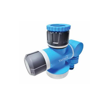 ข้อต่อสวมก๊อก 2 IN 1 เกลียว TAKARA PLUS 1/2X3/4 นิ้ว