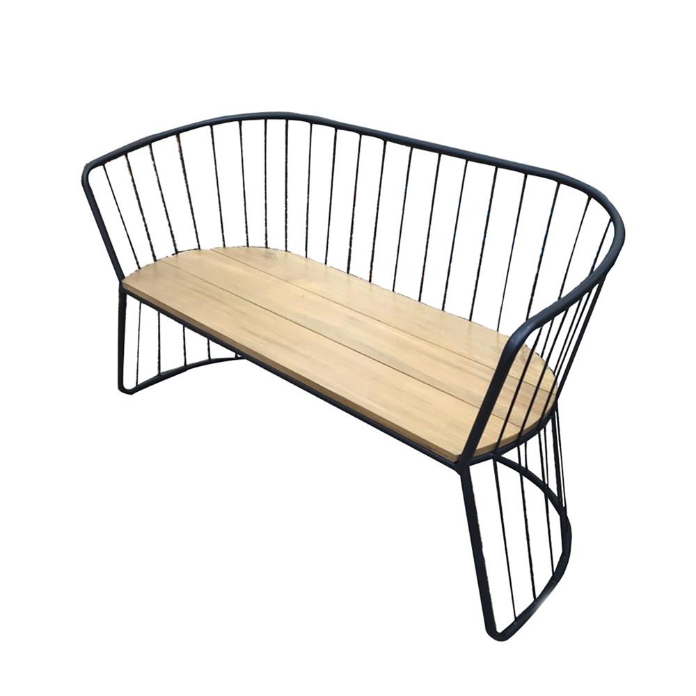 ม้านั่งสนามไม้สัก SPRING DOUBLE BASKET