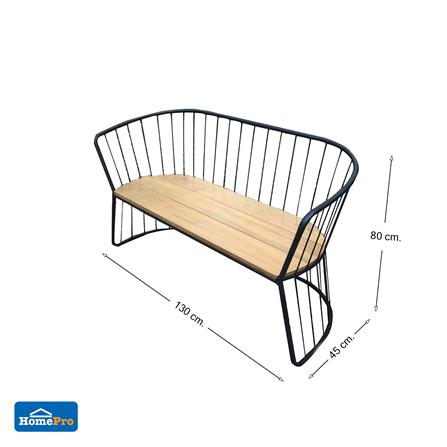 ม้านั่งสนามไม้สัก SPRING DOUBLE BASKET_2