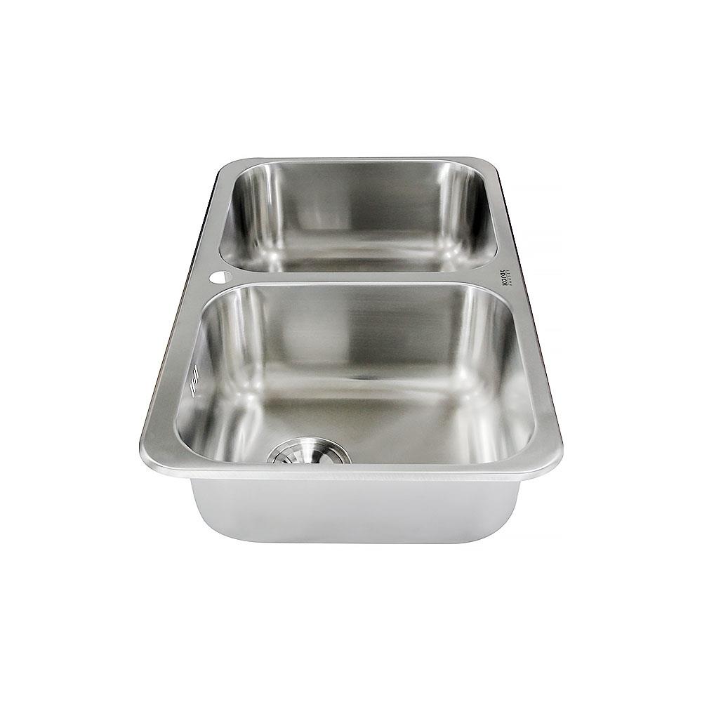 ซิงค์ฝัง 2หลุม KRF KK-01-020H-63