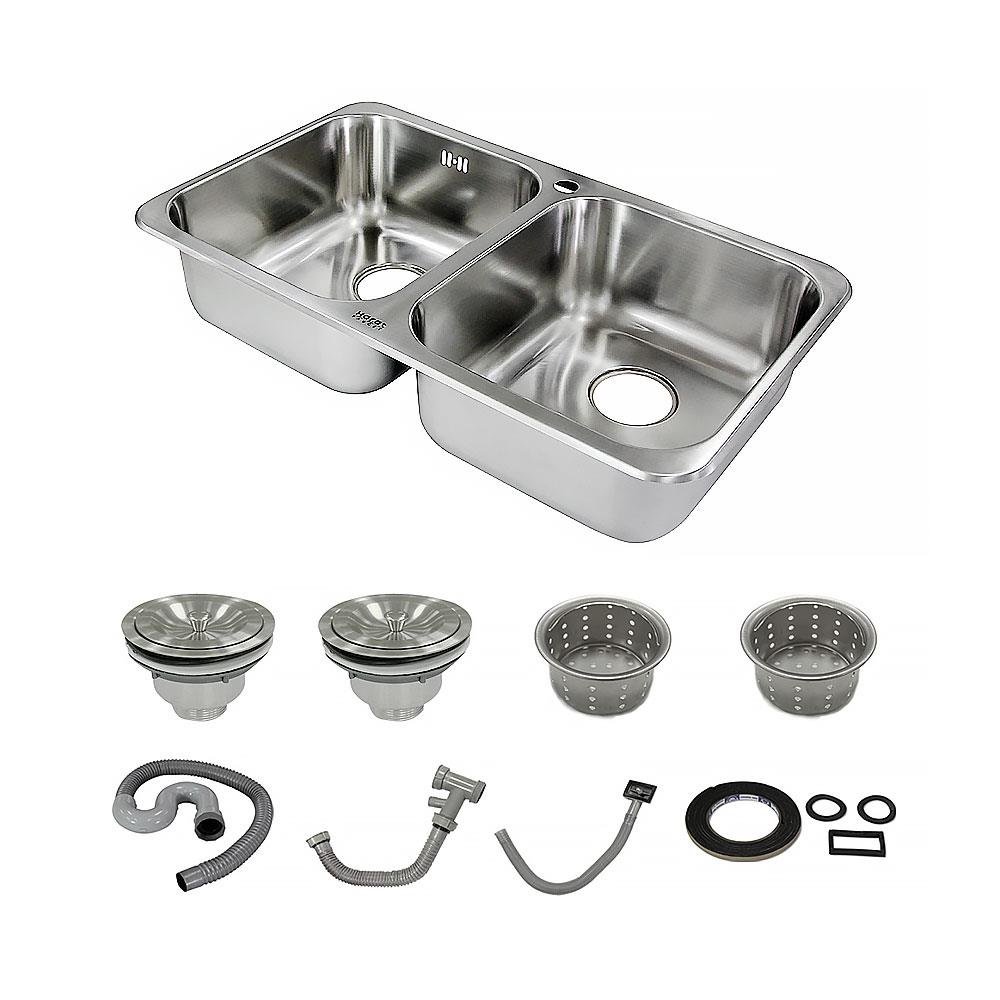 ซิงค์ฝัง 2หลุม KRF KK-01-020H-63