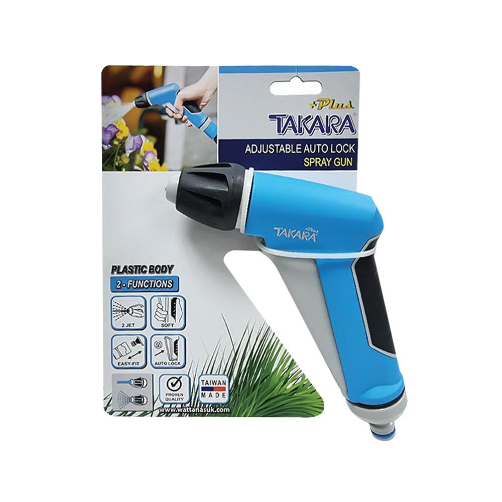 ปืนฉีดน้ำแบบปรับรูปแบบ AUTO LOCK TAKARA PLUS