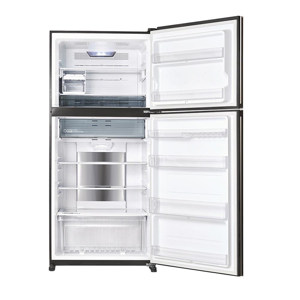 ตู้เย็น 2 ประตู SHARP SJ-X600GP2-BK 21.5 คิว อินเวอร์เตอร์ กระจกดำ