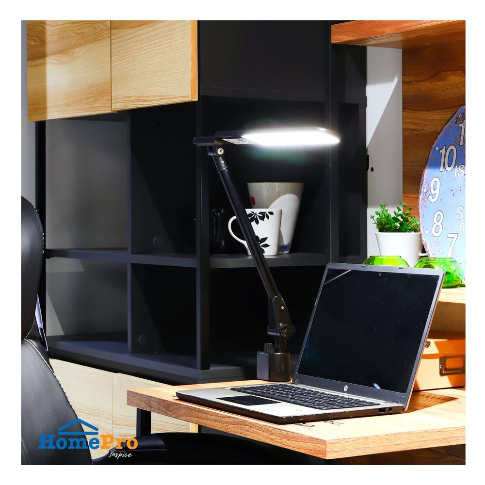 ไฟอ่านหนังสือ LED CARINI LA-N826 7 วัตต์ สีดำ