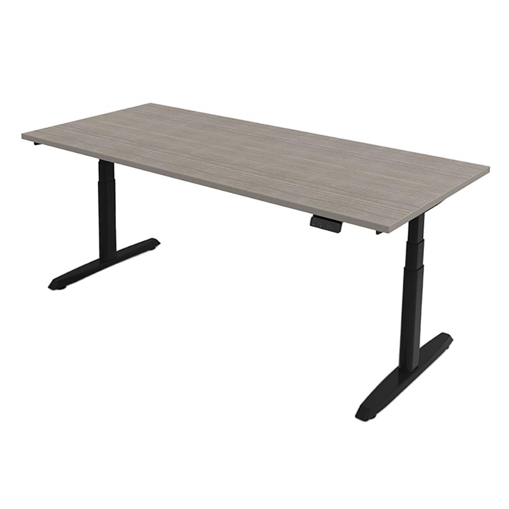 โต๊ะทำงานปรับระดับ ERGOTREND SIT 2 STAND GEN5 180 ซม. สี COMBI GREY/ดำ