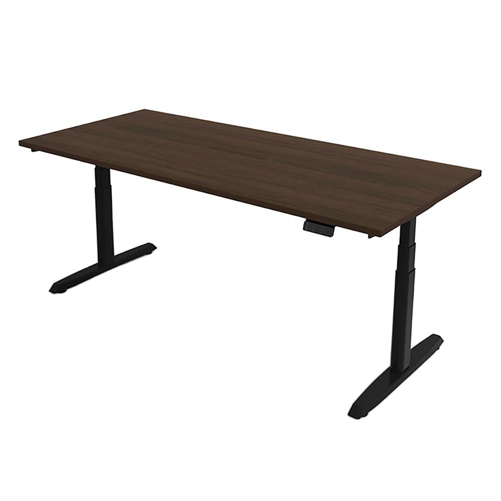 โต๊ะทำงานปรับระดับ ERGOTREND SIT 2 STAND GEN5 180 ซม. สี CLASSIC TEAK/ดำ