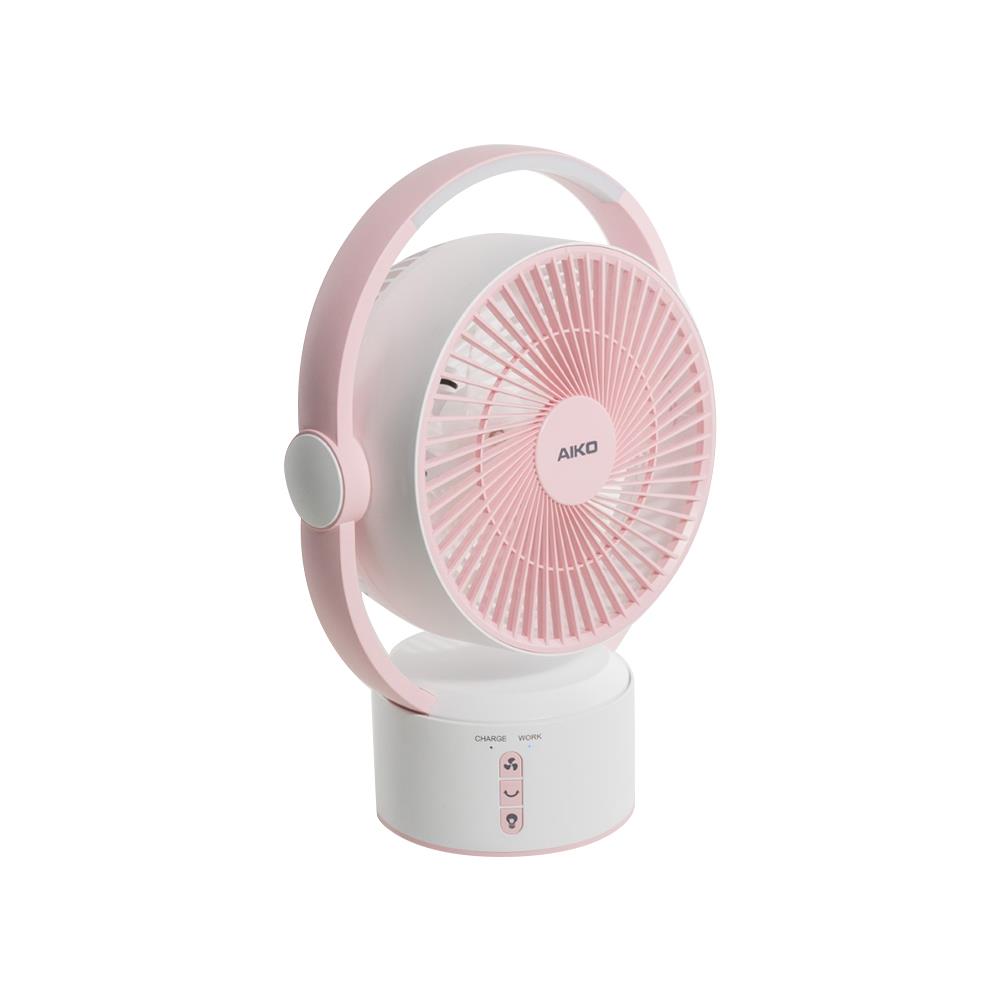 พัดลมพกพา 9 นิ้ว AIKO KN-L2819-WPK สีขาว/ชมพู