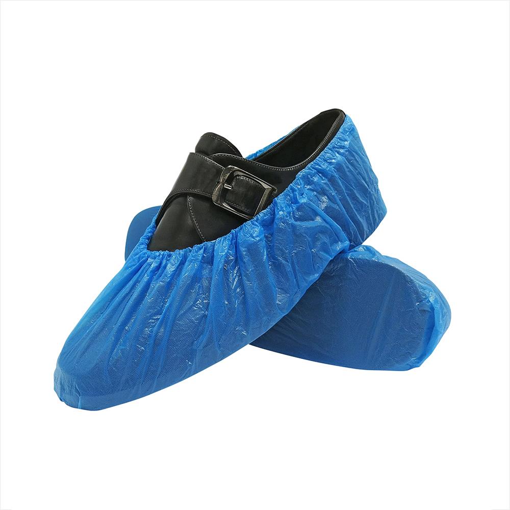 ถุงคลุมรองเท้าพลาสติก MICROTEX แบบสั้น แพ็ก 50 คู่ สีฟ้า