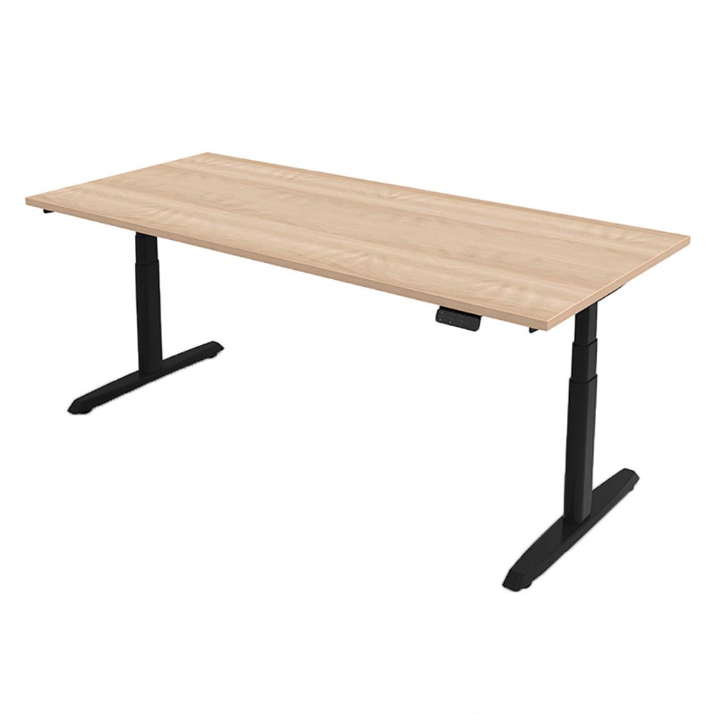 โต๊ะทำงานปรับระดับ ERGOTREND SIT 2 STAND GEN5 150 ซม. สี SHIMO ASH/ดำ