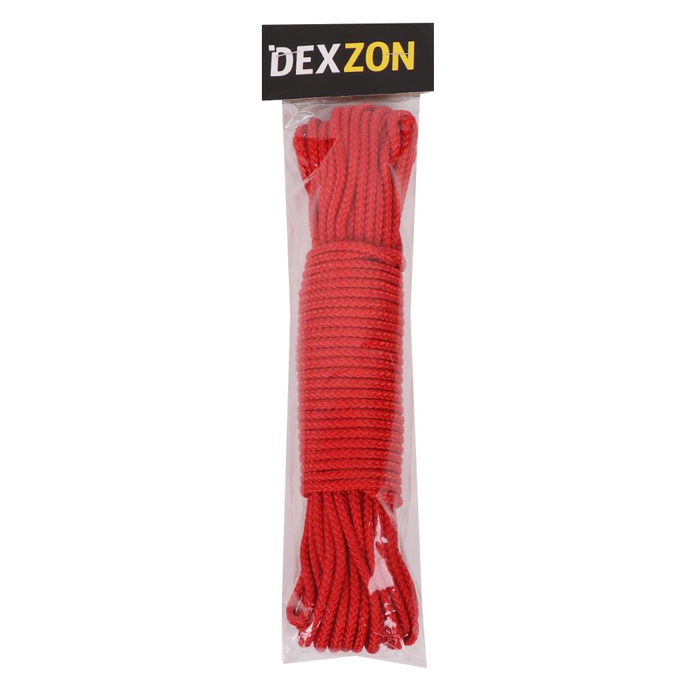 เชือก PE DEXZON 5 มม. x 20 ม. สีแดง