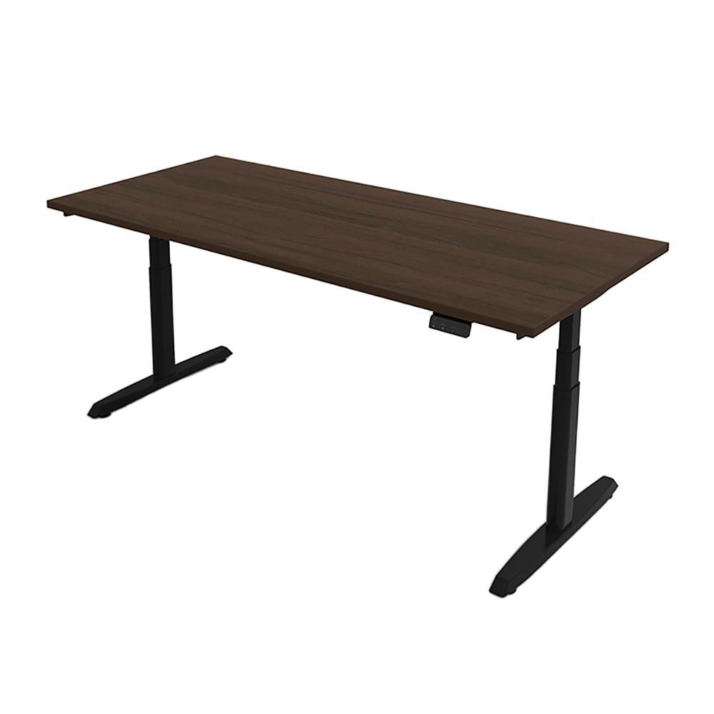 โต๊ะทำงานปรับระดับ ERGOTREND SIT 2 STAND GEN5 120 ซม. สีCLASSIC TEAK/ดำ