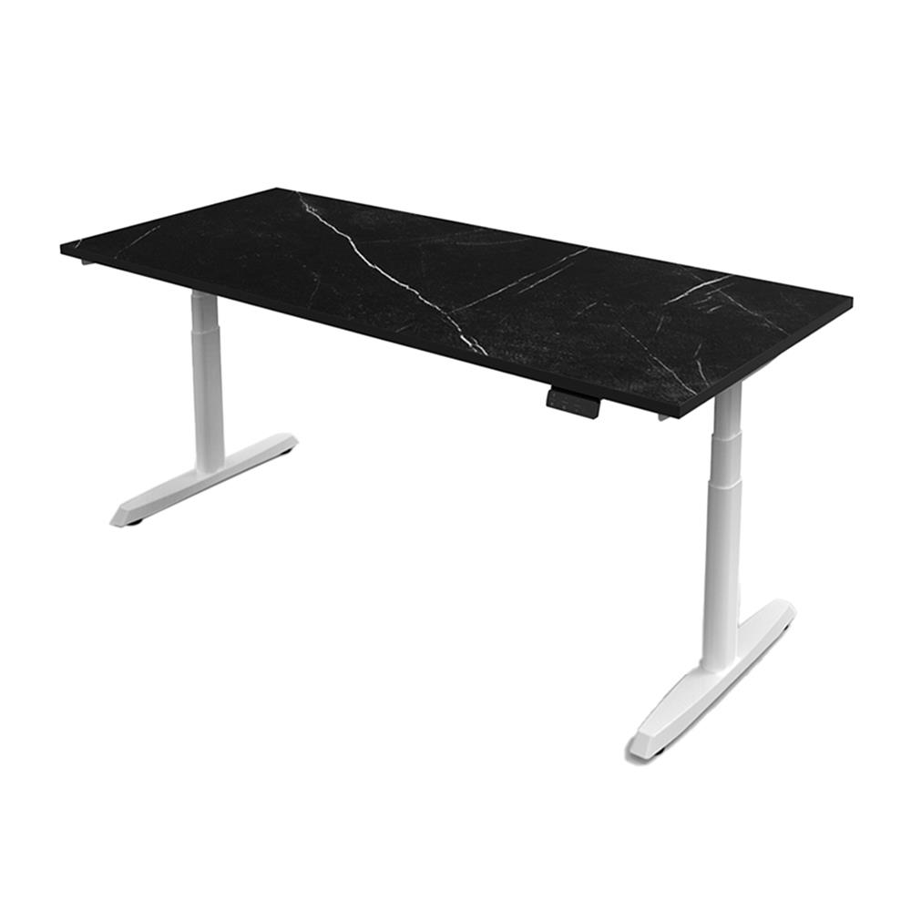 โต๊ะทำงานปรับระดับ ERGOTREND SIT 2 STAND GEN5 120 ซม. สี MIDNIGHT MARBLE/ขาว