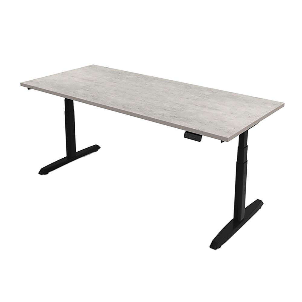 โต๊ะทำงานปรับระดับ ERGOTREND SIT 2 STAND GEN5 120 ซม. สี CONCRETE/ดำ