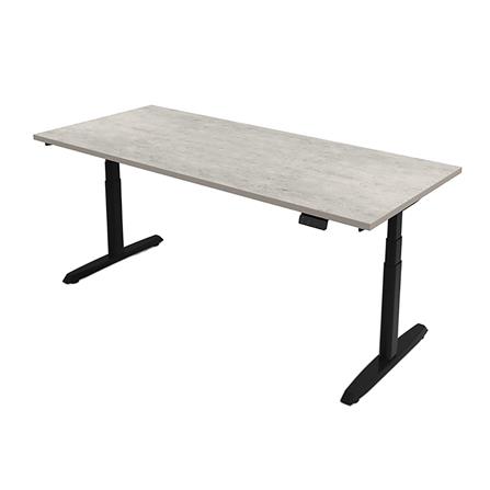โต๊ะทำงานปรับระดับ ERGOTREND SIT 2 STAND GEN5 120 ซม. สี CONCRETE/ดำ_0