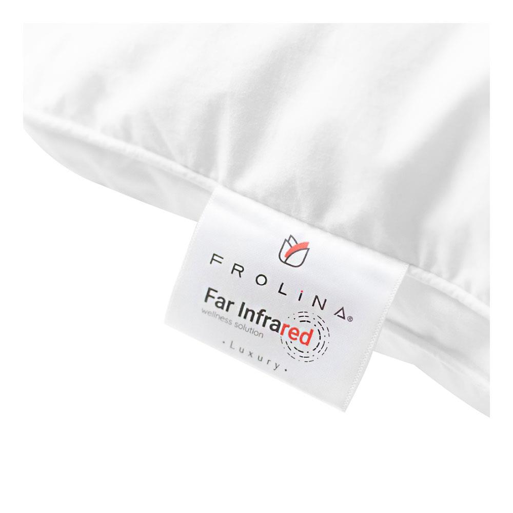 หมอนหนุน ใยสังเคราะห์ FROLINA INFRARED FIRM 19x29 นิ้ว สีขาว