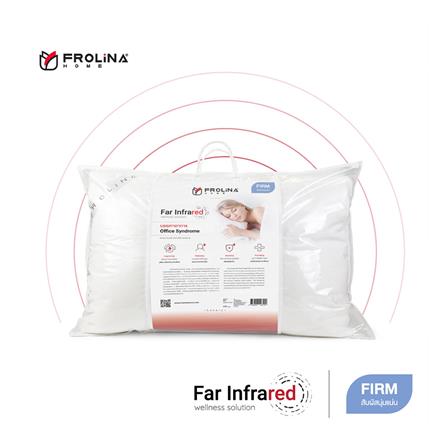 หมอนหนุน ใยสังเคราะห์ FROLINA INFRARED FIRM 19x29 นิ้ว สีขาว_12