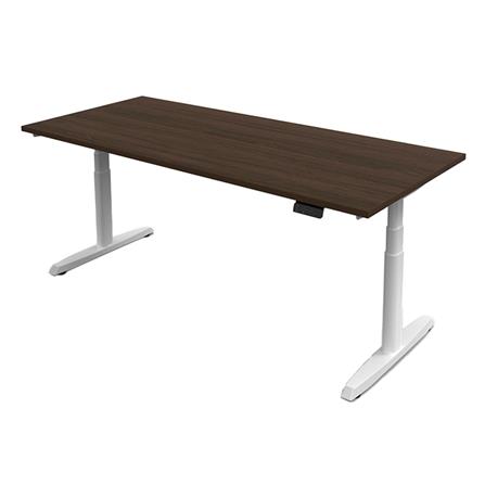 โต๊ะทำงานปรับระดับ ERGOTREND SIT 2 STAND GEN5 150 ซม. สี CLASSIC TEAK/ขาว