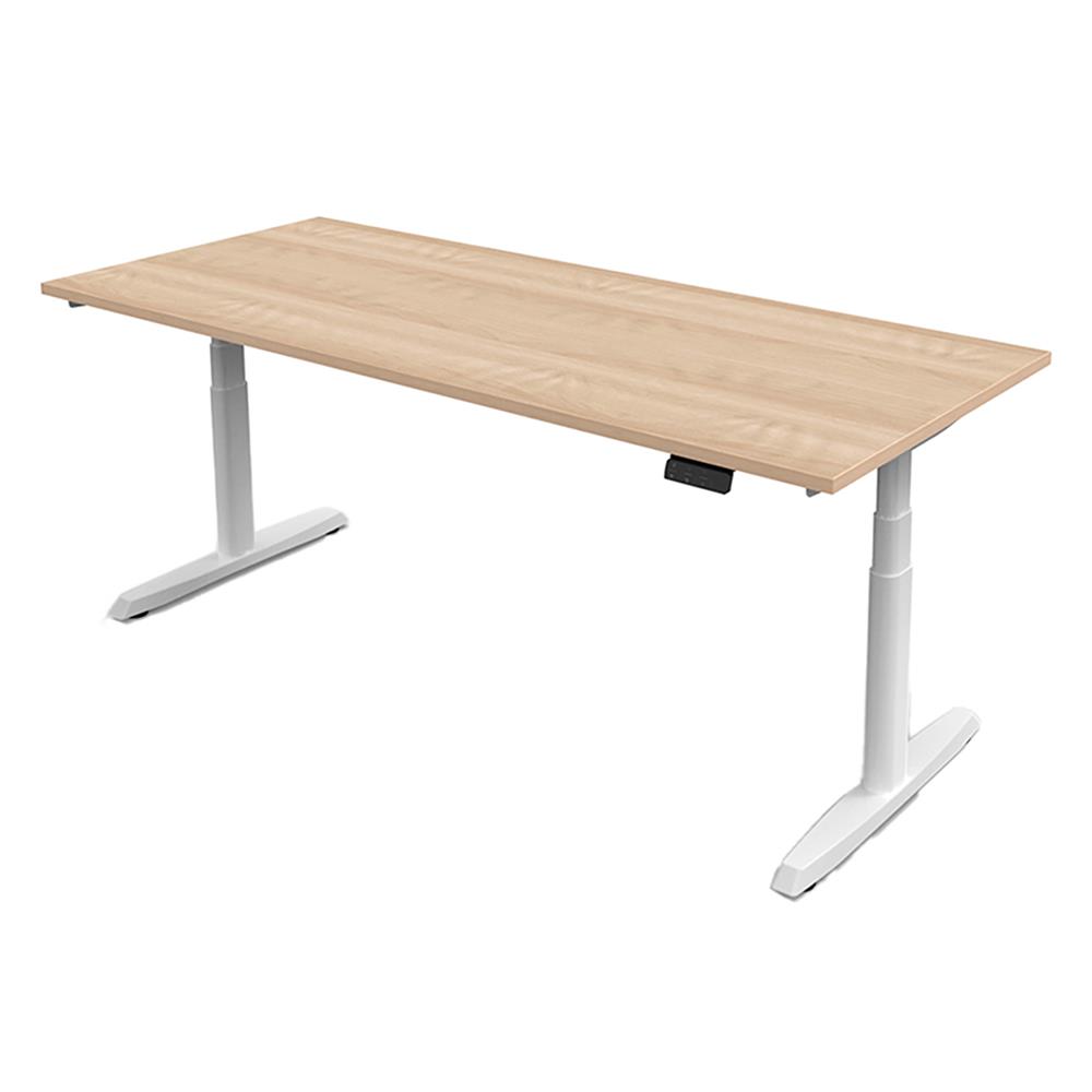 โต๊ะทำงานปรับระดับ ERGOTREND SIT 2 STAND GEN5 180 ซม. สี SHIMO ASH/ขาว