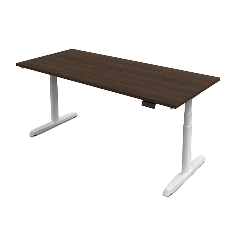 โต๊ะทำงานปรับระดับ ERGOTREND SIT 2 STAND GEN5 120 ซม. สี CLASSIC TEAK/ขาว