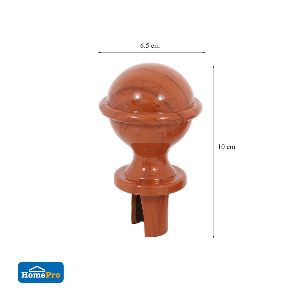 หัว-ท้ายรางม่าน HOME LIVING STYLE NAIL 25 มม. สีสัก