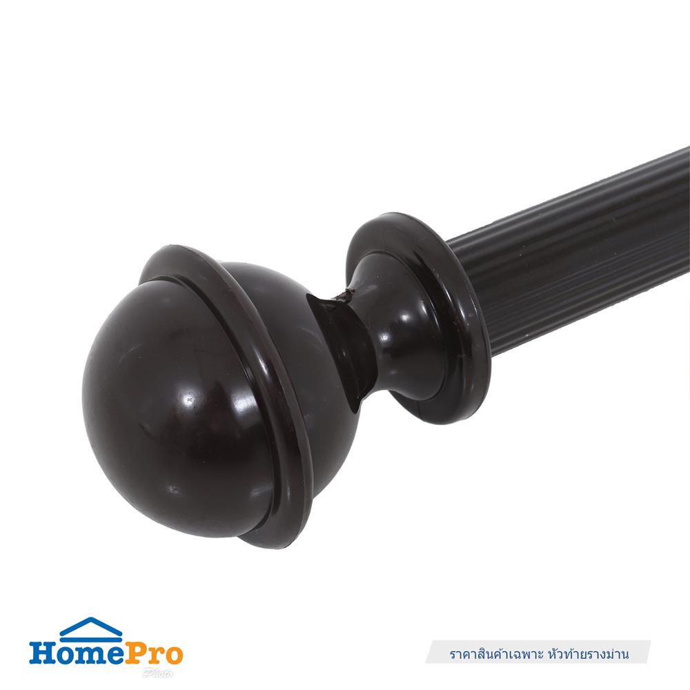 หัว-ท้ายรางม่าน HOME LIVING STYLE NAIL 25 มม. สีน้ำตาล